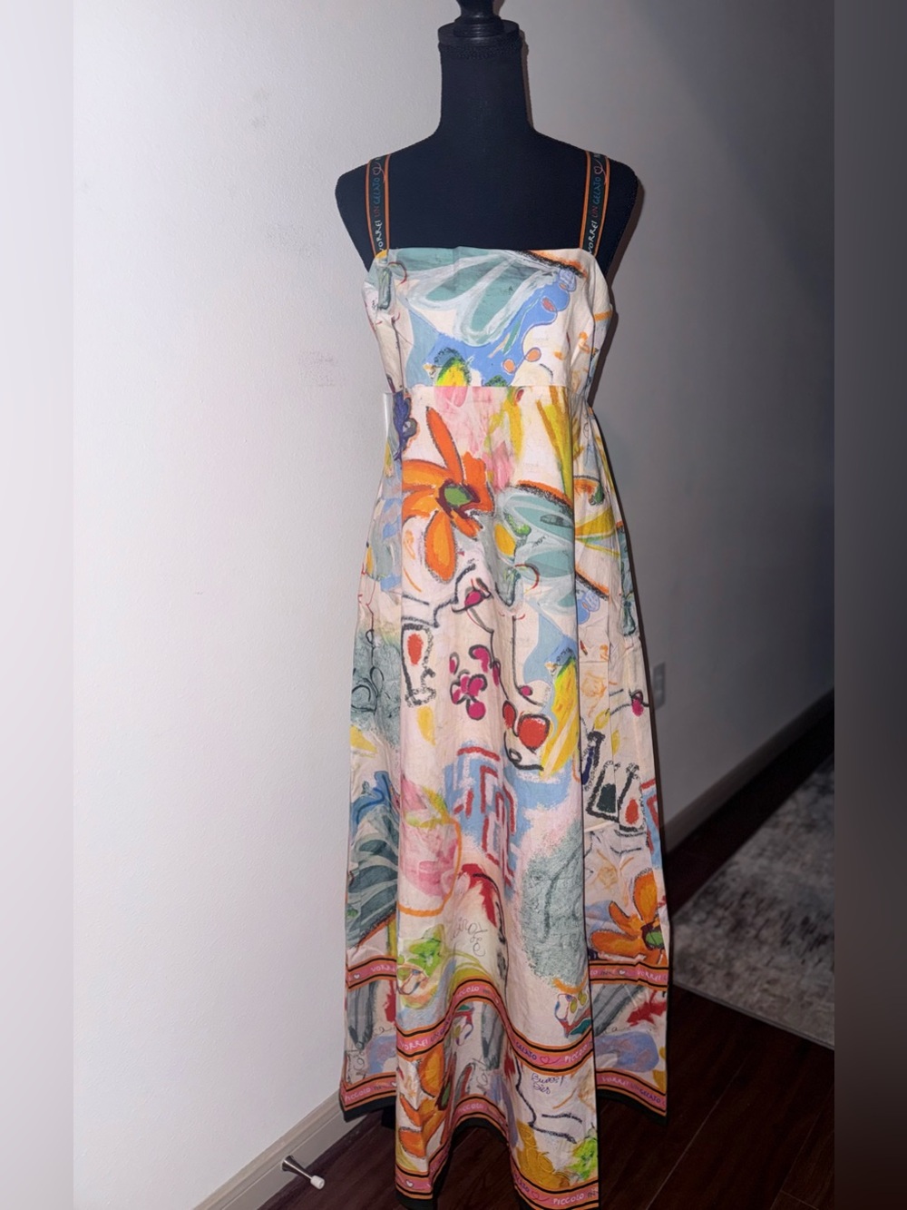Caroline Constas Multicolor Floral Print Maxi Dress - Picture 6 of 7